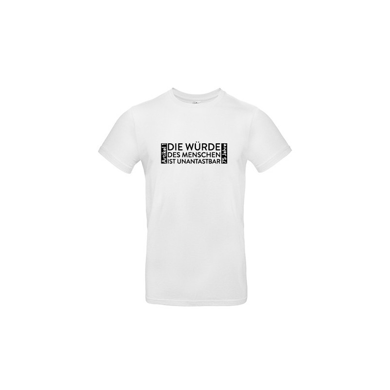 Jubiläums-T-Shirt Grundgesetz "Würde"
